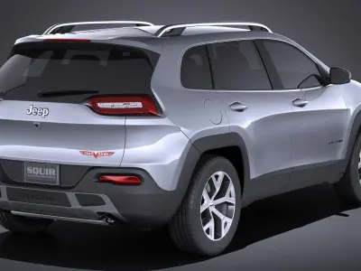 Jeep Cherokee Euro 2015 VRAY 3D model