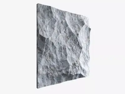 219-RockPanel rock on wall 3D model