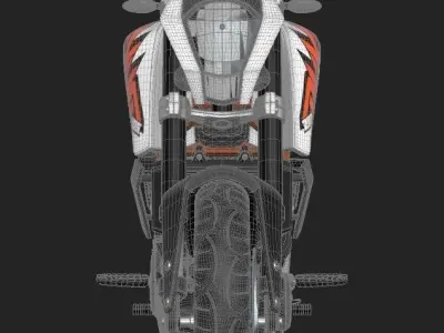 KTM Duke 200 BS3 3D model
