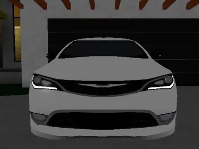 2015 Chrysler 200 Low-poly 3D model