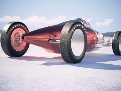 So-Cal Belly Tank Bonneville 3D model