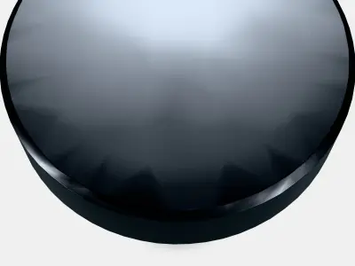 BAGGANAS Knob 2 Low-poly 3D model