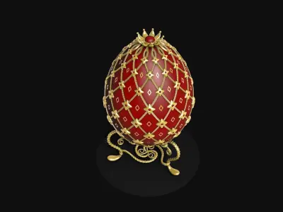 Egg FABERGE R10 3D model