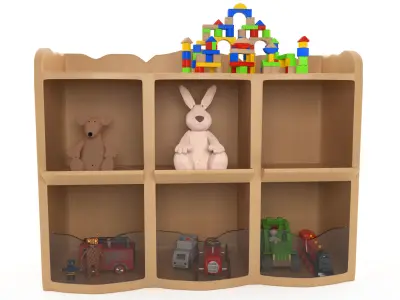 Storage for toys 3D model