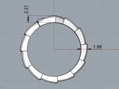 Ring 001 3D print model purchase