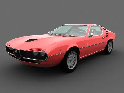 Alfa Romeo Montreal 1970 3D model