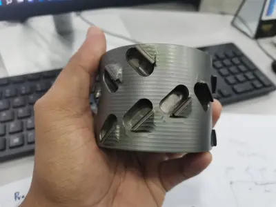3D CAD Pre-Milling Cutter PCD Diamond for wood working 3D print model