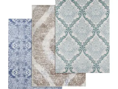 Rug Set 1260 3D model