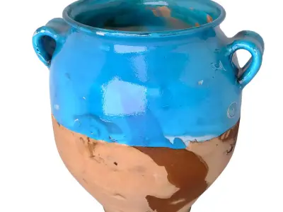 Terracotta Vase or Pot 1 3D model