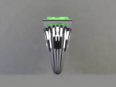 Tourmaline Ring 3D print model