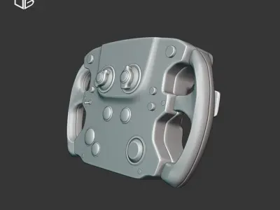STEERING WHEEL MCLAREN P1 GTR 3D print model