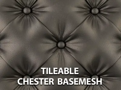 Tileable Chester Base 3D model