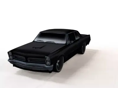  Pontiac GTO 1965  Customized 3D model