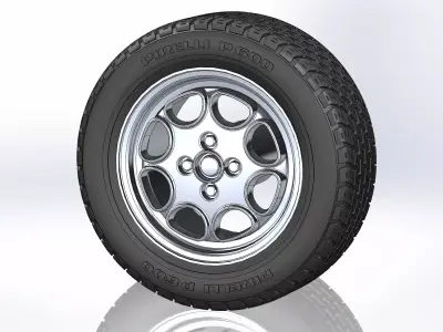 Custom wheels BBS Seral for your scale model 3D print model