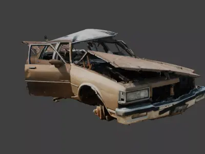Rusty Car 1 3D model