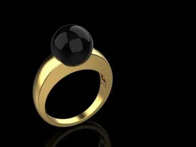 pearl ring model 330 3D print model