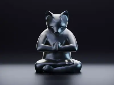 Funny yoga animals 3D Model Collection