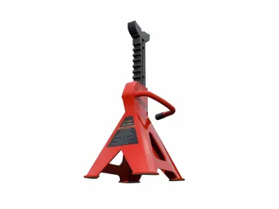 Jack Stand Low-poly 3D model