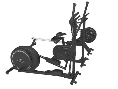 Fitness Equipament Clear Fit 3D model