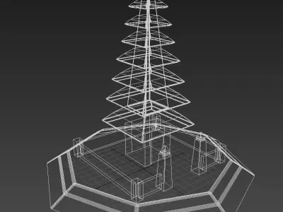 Pure Bali Hindu temple 3D model