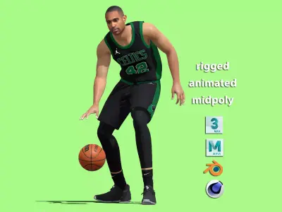 3D Rigged Al Horford Boston Celtics NBA 3D model