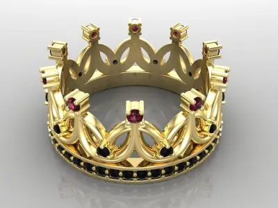 Ring M64 The luxury for women and men  ring wedding 3D print model