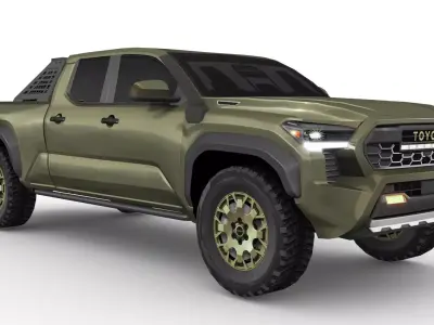 Toyota Tacoma Trailhunter 2024 Low-poly 3D model