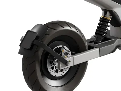 Naon electric scooter Low-poly 3D model