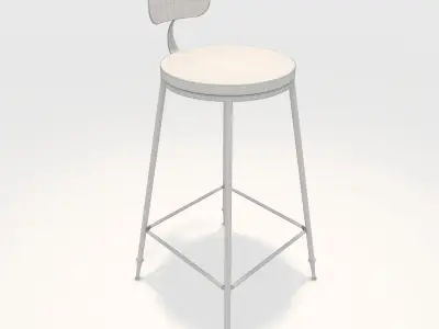 Bar stool 1 3D model
