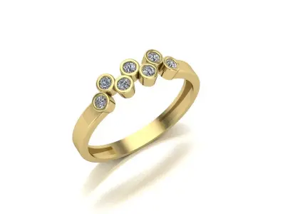 Women ring 3dm stl 3D print model  3D print model