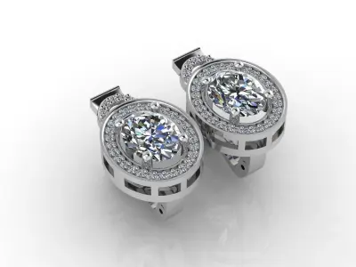 Mini Set Ring Pendant Earrings STL 3DM Womens Jewelry 3D print model