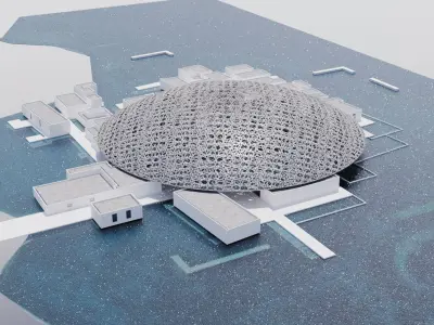 Louvre Abu Dhabi 3D model
