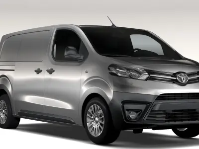 Toyota ProAce Van L2 2017 3D model