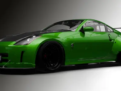 Nissan 350 Z Nismo   Low-poly 3D model