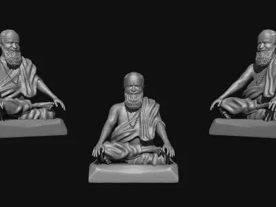 Indian Baba - 3DP Ready 3D print model