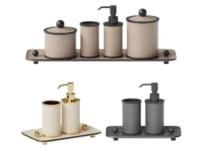 Pinetti Olimpia Bathroom Set 3D model