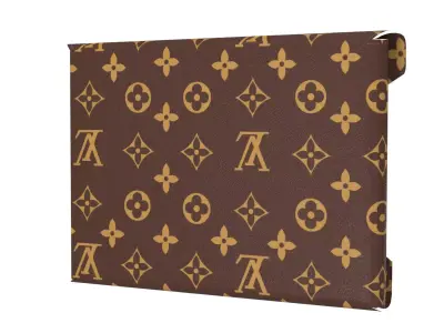 Louis Vuitton Kirigami Pochette wallet bag 3D Model Free low-poly 3D model