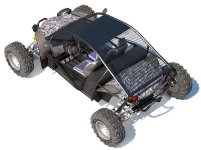 Bagi offroad car 3D model