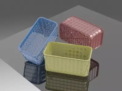 plastic box Free 3D model