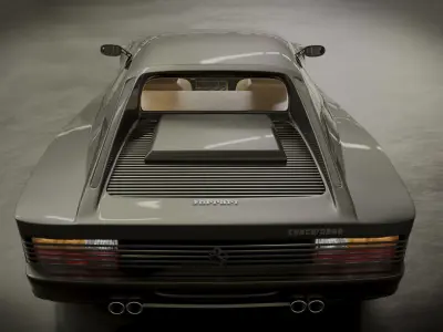 Ferrari testarossa 3D model