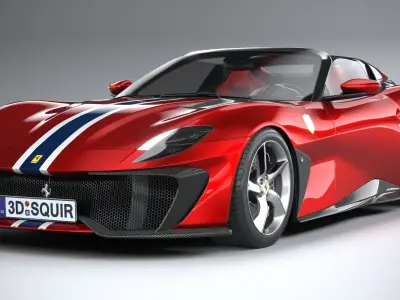 Ferrari SP51 2022 3D model