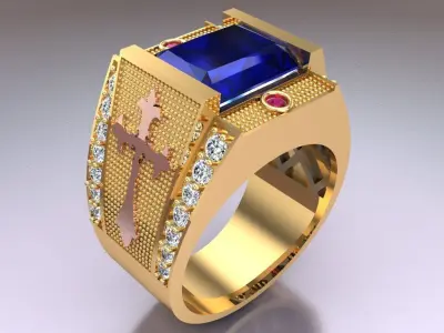 Ring of the Cross - N211 3D print model