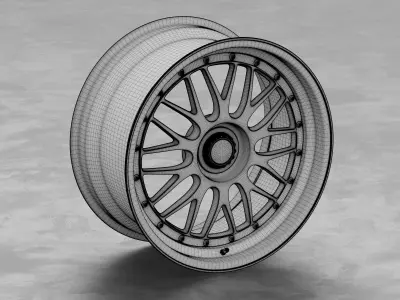 BBS LM Centerlock Wheel 3D Model 3D model