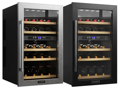 Under Counter Wine Fridges Collection Low-poly 3D model