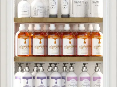 Beauty care 3D model