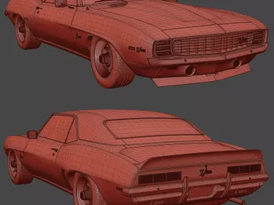 Chevrolet Camaro 1969 3D model
