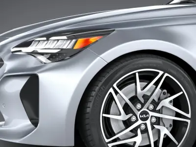 Kia Stinger GT-line 2022 3D model