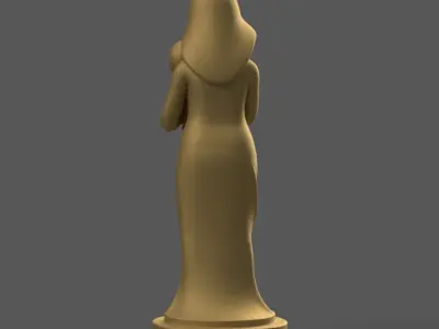 Pure Love Mother Child 3D STL Statue 3D print model