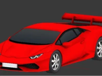 Low Poly Vehicle Pack for Game Low-poly 3D model