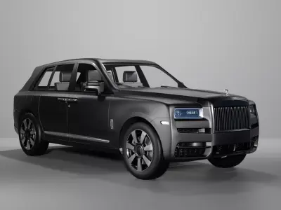 Luxury Full-Size SUV  Ultra Realistic High Detail 3D Model 3D model